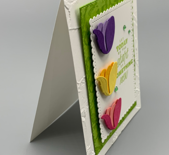 Spring Tulips  Card for Inkin’ Krew Blog Hop
