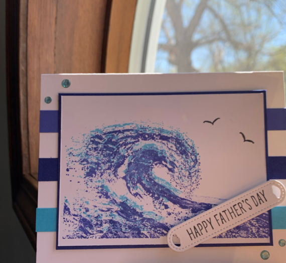 Waves of Inspiration Card for Inkin’ Krew Blog Hop