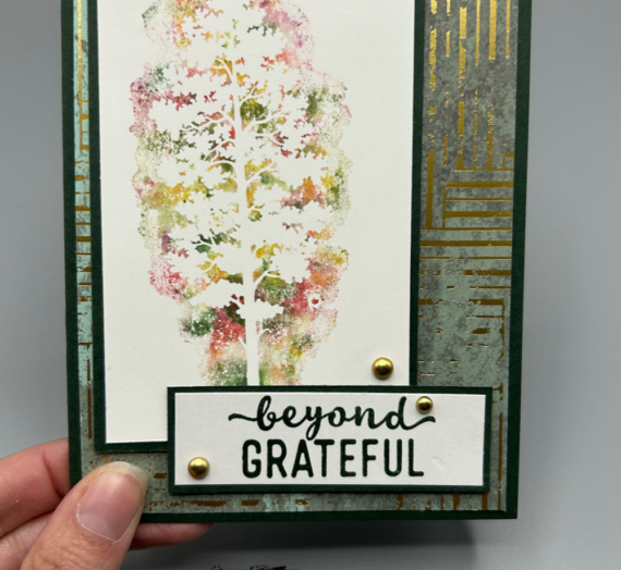 Charming Sentiments Thank you Card for Inkin’ Krew Blog Hop